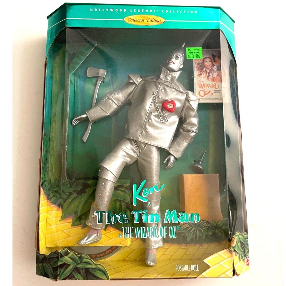 Holly Legend Collection 1995 Barbie The Wizard Of Oz Ken As The Tin Man Sealed